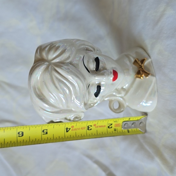 Vintage luster lady head vase Japan - Picture 9 of 12